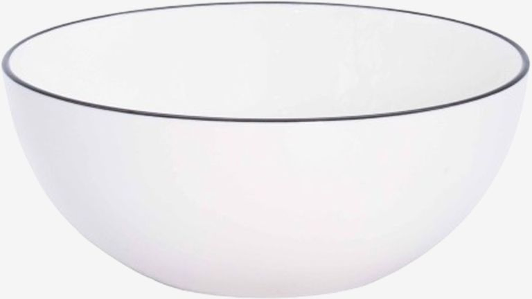 Tổ Nid Sự Trắng Bông Viền Đen O17x7cm