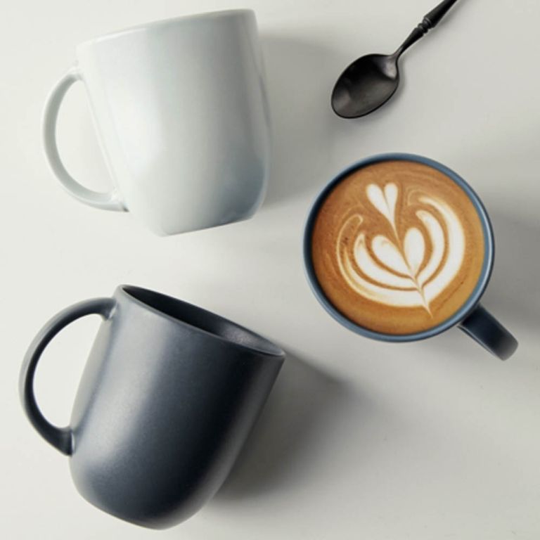 Cốc | LINE | gốm | xanh nhạt | Ø8.3xC9.5cm