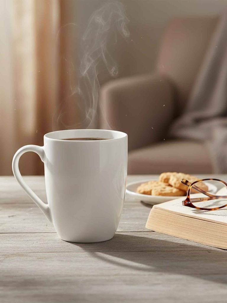 Cốc | BULLET | gốm | trắng | Ø8.2xC10.5cm