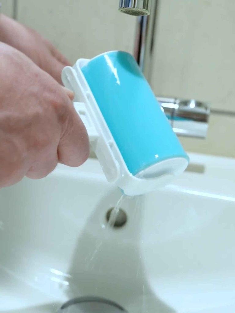 Cuộn lăn bụi vải | AAGE | cao su nhiệt dẻo/nhựa | trắng | R17xD7xC11cm 