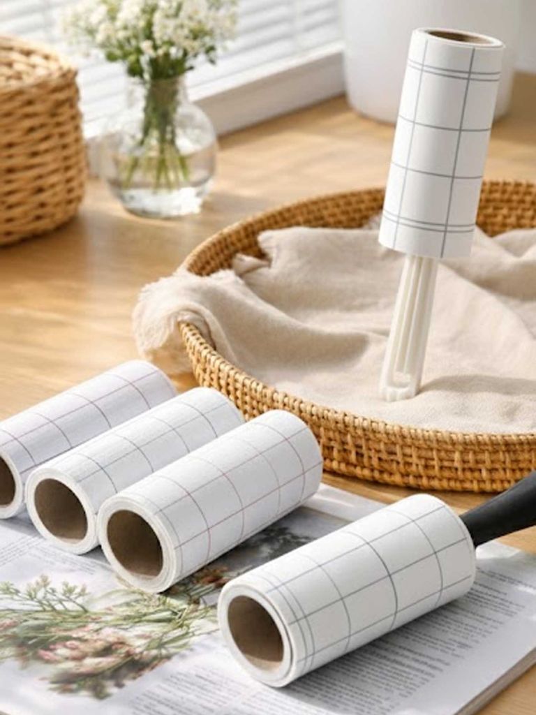 Bộ 5 cuộn lăn dính bụi quần áo | DETLEV | 2.65m/cuộn