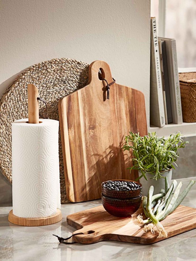 Thớt thái | KJELL | gỗ | màu tự nhiên | R26xD36cm