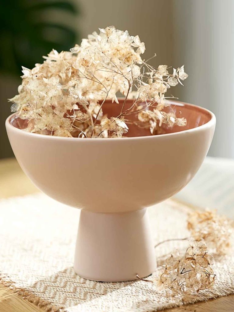 Tô trang trí | CHRIS | gốm | be/màu đất nung | Ø21xC16cm