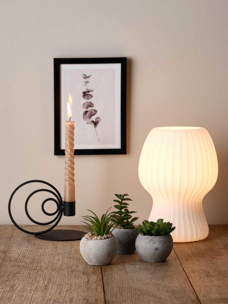 Cây trang trí | BROR | xi măng/nhựa | xanh/xám | Ø7xC9cm