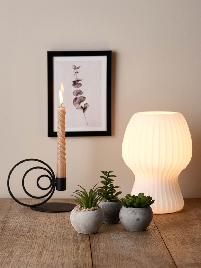 Cây trang trí | BROR | xi măng/nhựa | xanh/xám | Ø7xC9cm