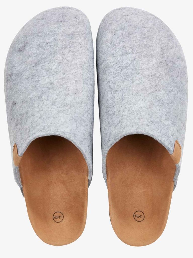 Dép trong nhà | CATO | polyester/mút | xám | size 36-45