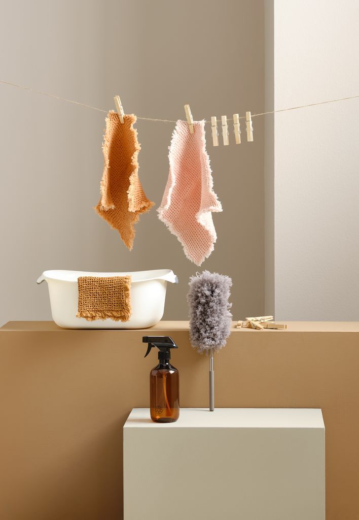 Bộ 3 khăn đa năng | DARIN | cotton | nhiều màu | R28xD28cm