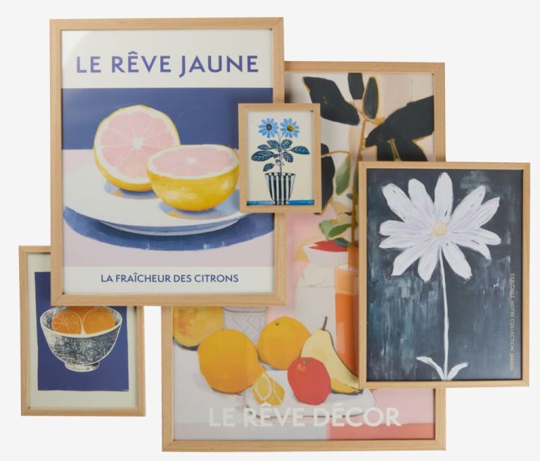 Khung ảnh | TORD | gỗ công nghiệp | màu tự nhiên | R40xD50cm