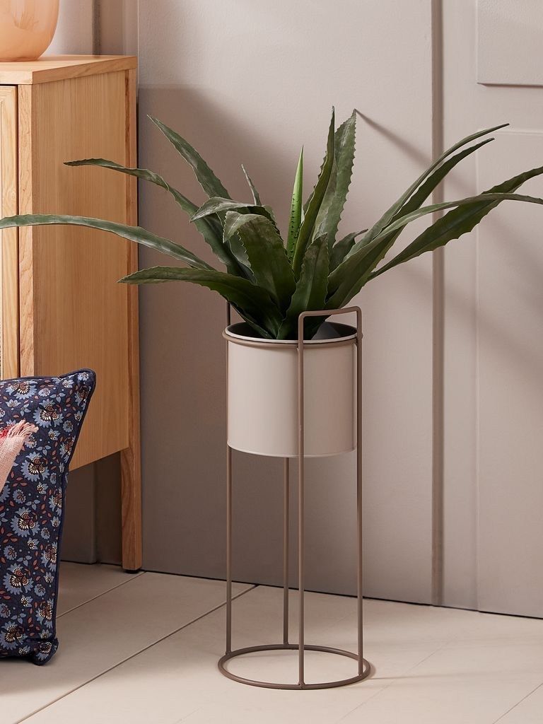 Giá đỡ chậu cây | OLAFUR | kim loại | vàng cát | Ø20xC50cm