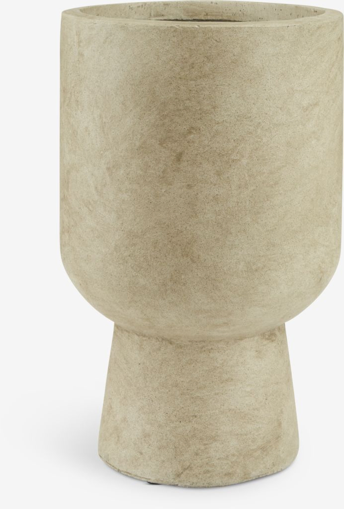Chậu cây Solvi Gốm Xanh Lá Ø25x40cm