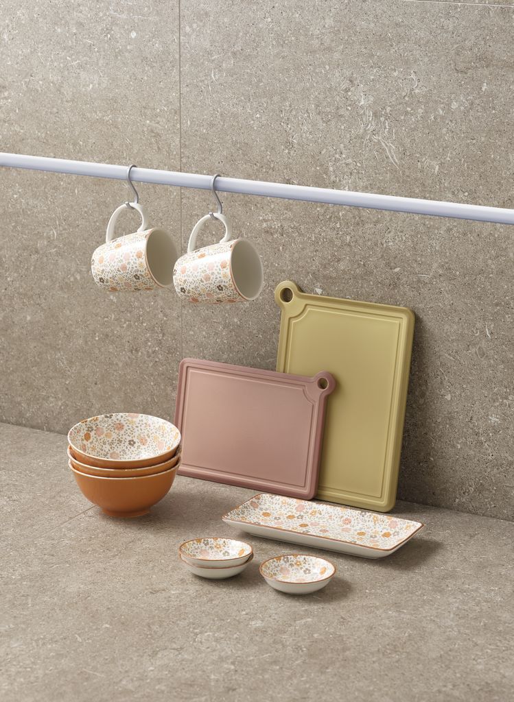 Đĩa | VETLE | sứ | trắng/hoa | R11xD25cm