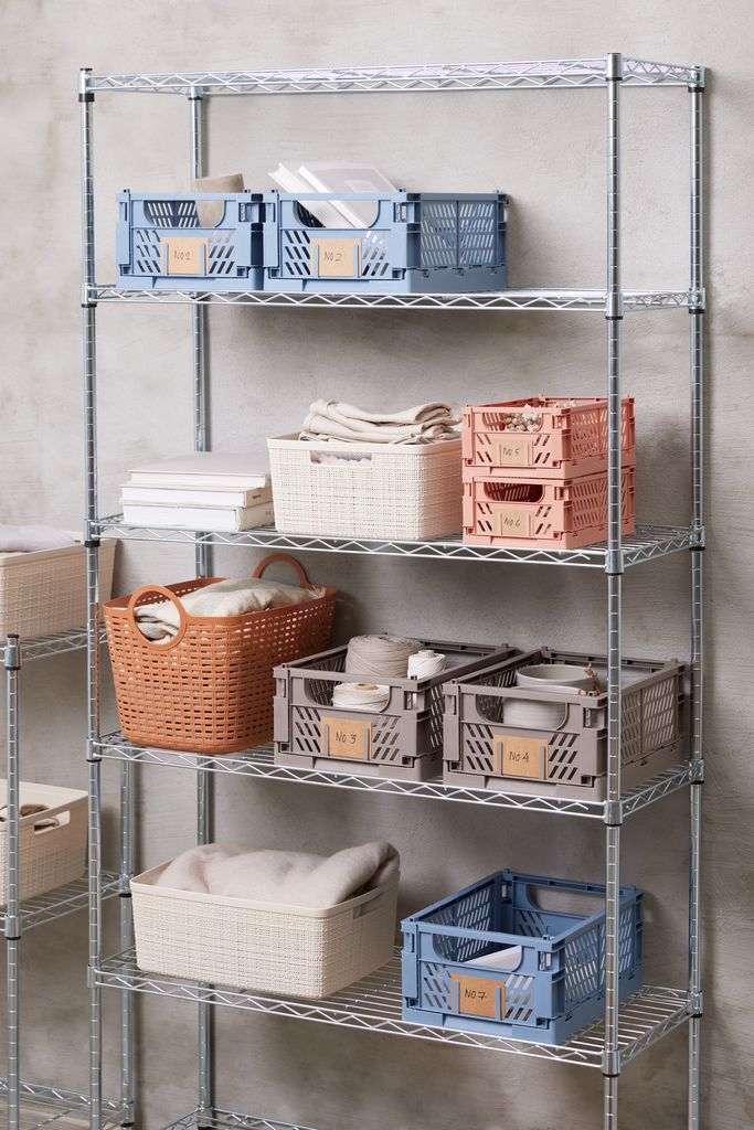 Giỏ đa năng | EVAN | nhựa PP | màu cát | R27xD38xC27cm | 14.5L