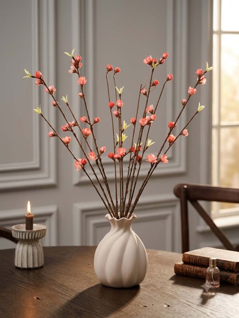 Hoa trang trí | HANS | giấy/polyester | hồng | C55cm