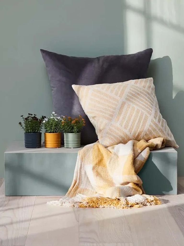 Cây trang trí | KALLE | nhựa PE/xi măng | nâu |  Ø13xC16cm 