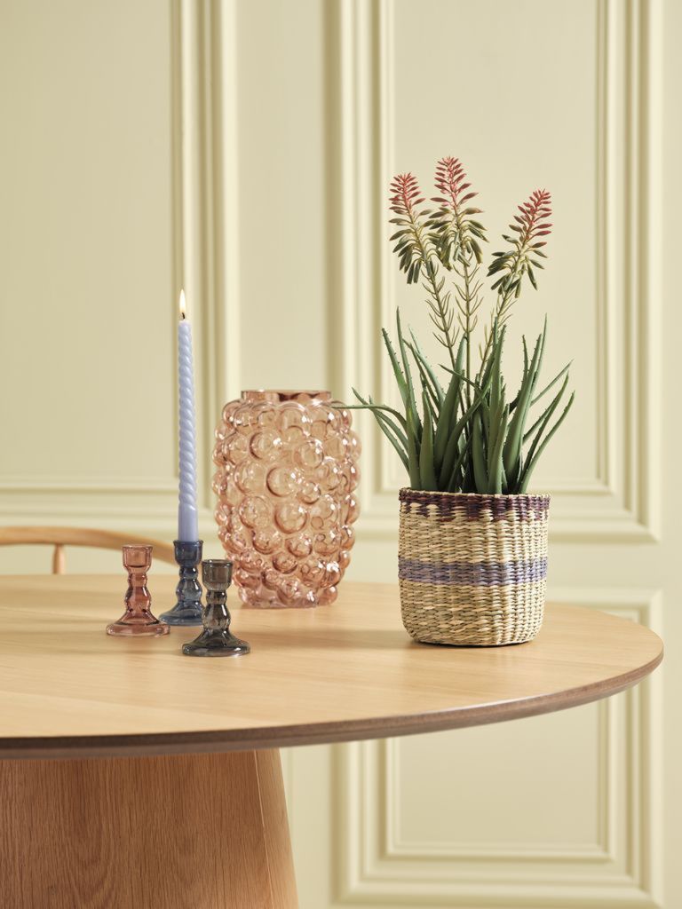 Chân nến | TORLEK | thủy tinh | nhiều màu | Ø7xC9cm