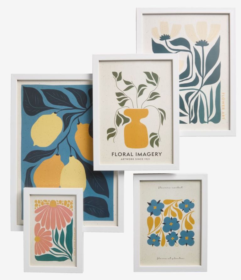 Khung ảnh | VALTER | nhựa PS/acrylic | trắng | R15xD21cm