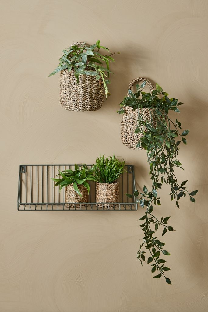 Kệ treo tường | STIG | thép | xanh lá | R40xD12xC14cm