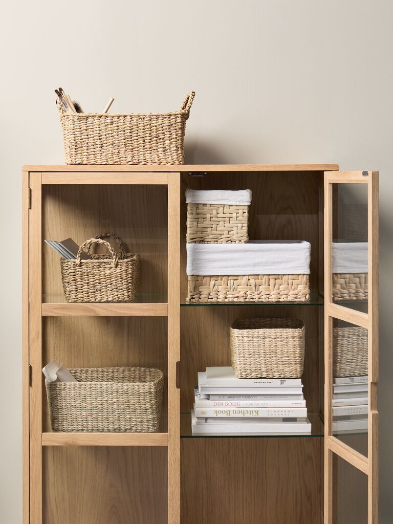 Giỏ đa năng | GUSTAV | sợi cói | màu tự nhiên | R26xD18xC13cm