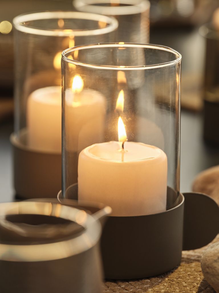 Nến | TORALF | paraffin | trắng | Ø7xC10cm