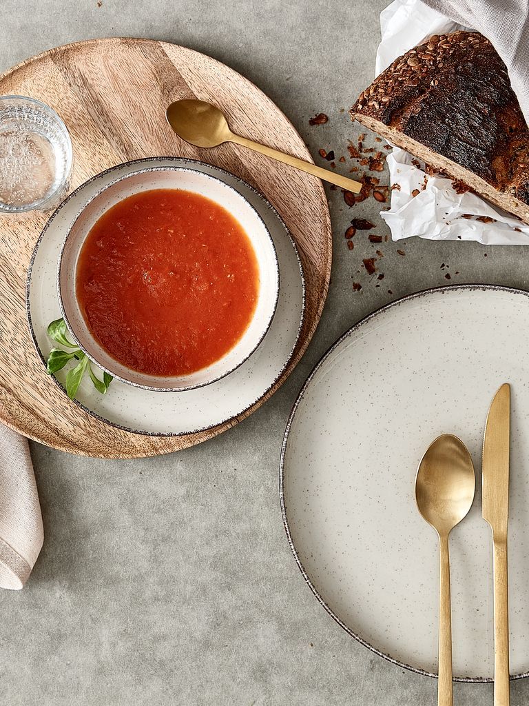 Đĩa | FERDUS | gốm | màu kem | Ø19cm