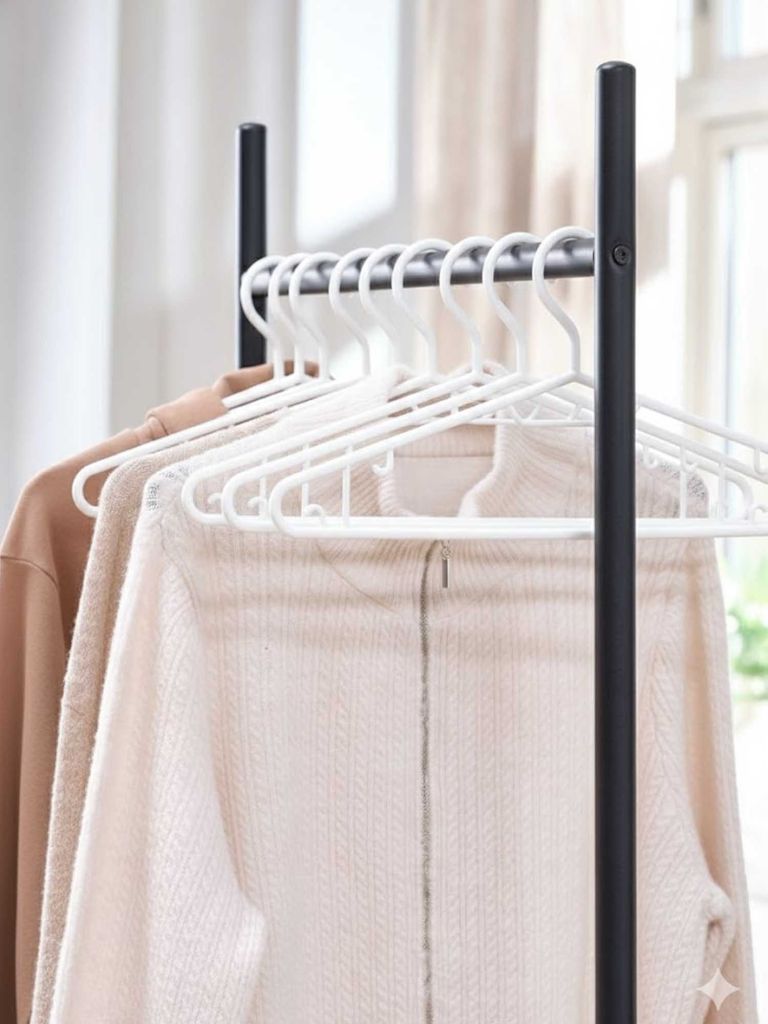 Bộ 10 móc áo | SIGBRANDT | PP | trắng | R41xC18cm