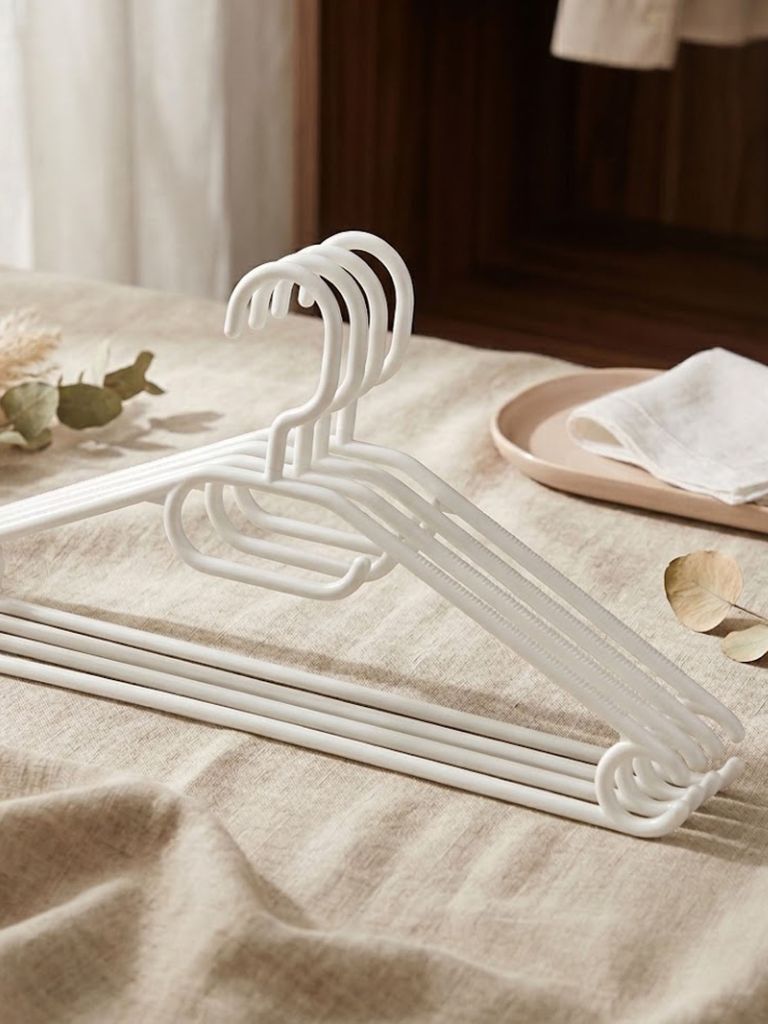 Bộ 5 móc áo | TRYGVE | PP | trắng | R41xC21cm