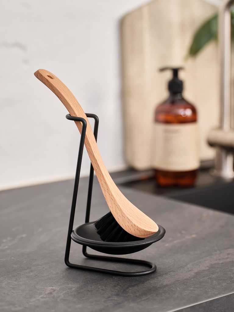 Giá đựng đồ bếp  | ARNT | thép không gỉ | đen |  Ø11xC18cm