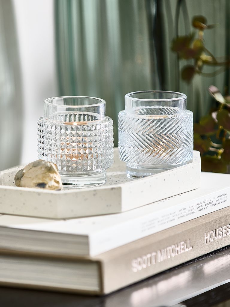 Cốc nến | ARN | thủy tinh | màu trong suốt | Ø7xC8cm