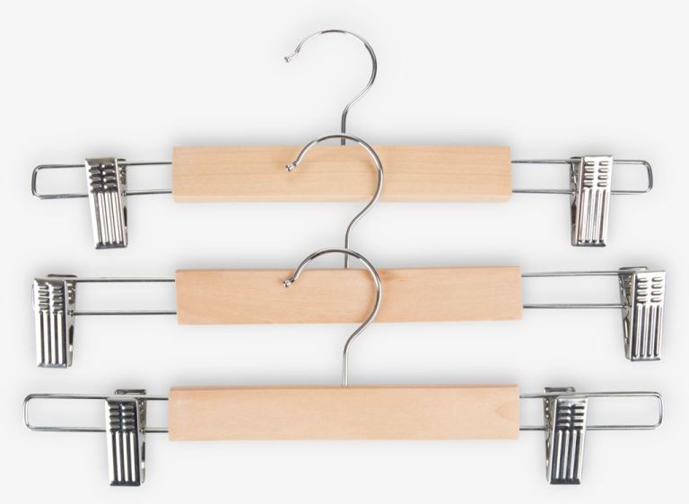 Bộ 3 móc kẹp quần váy | SIGFRID | gỗ tự nhiên | R33xD1.2xC12cm