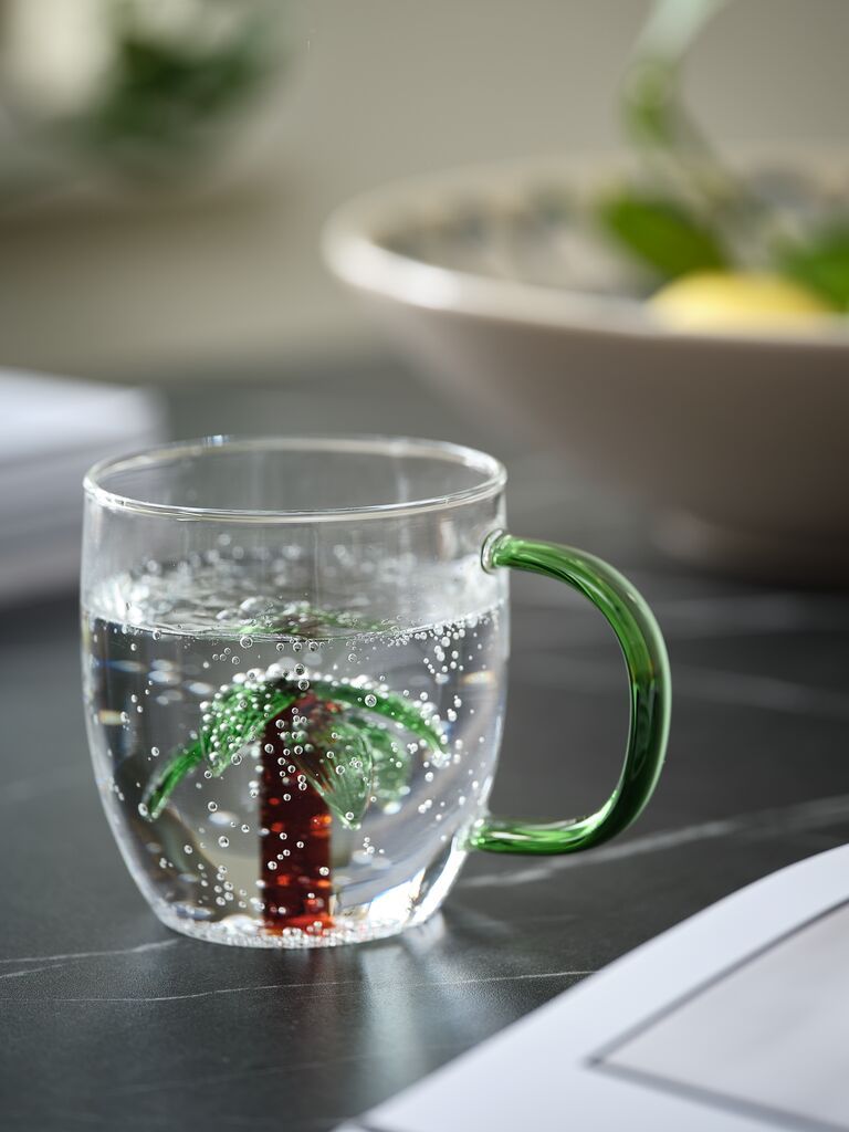 Cốc | HILMER | thủy tinh | màu trong suốt | Ø8xC9cm | 320ml