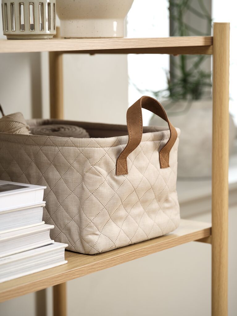 Giỏ đa năng | KEN | PEVA/polyester | be | R23xD33xC18cm