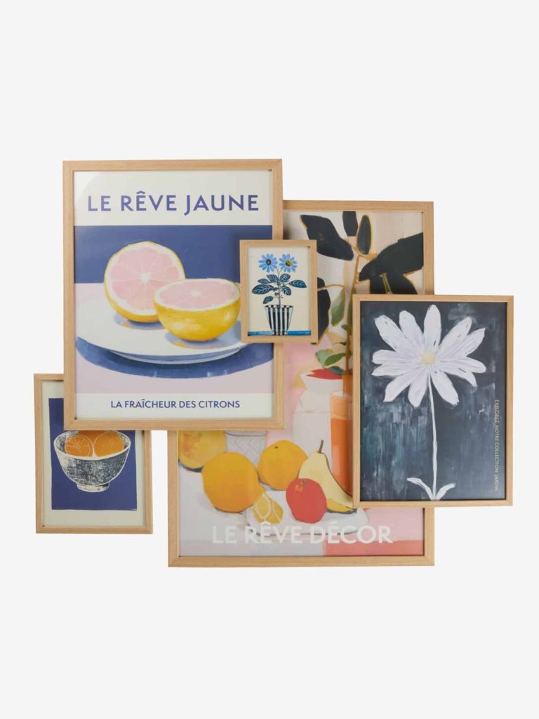 Khung ảnh | TORD | gỗ công nghiệp/nhựa PS | màu sồi | R21xC30cm  