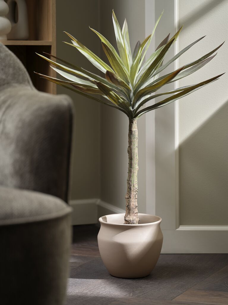 Chậu cây | HARALDUR | gốm | xám | Ø20xC17cm