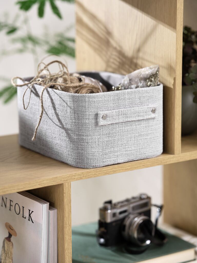 Giỏ đa năng | MALTE | polyester | xám | R20xD26xC13cm
