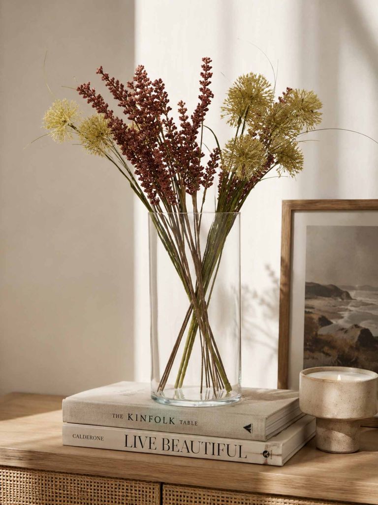 Lọ hoa | FRANK | thủy tinh | trong suốt | Ø15xC30cm