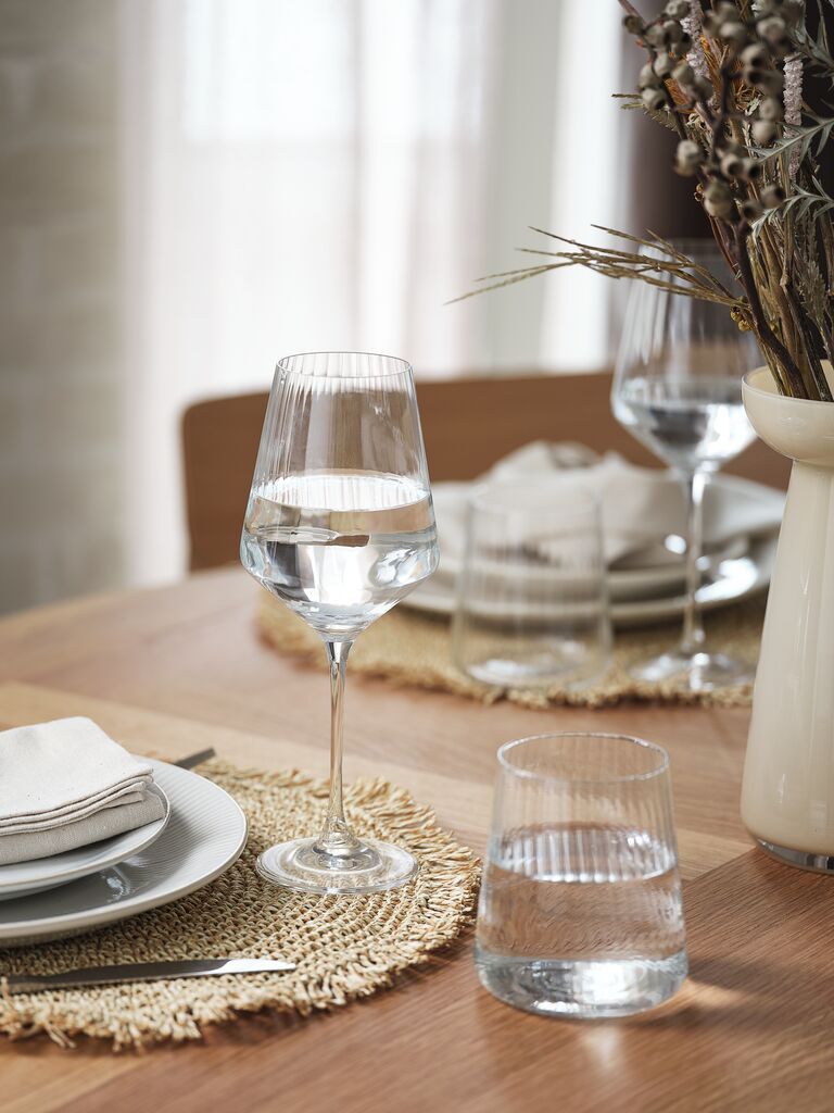 Ly | TORRE | thủy tinh | trong suốt | Ø7xC24cm | 430ml | bộ 2 chiếc