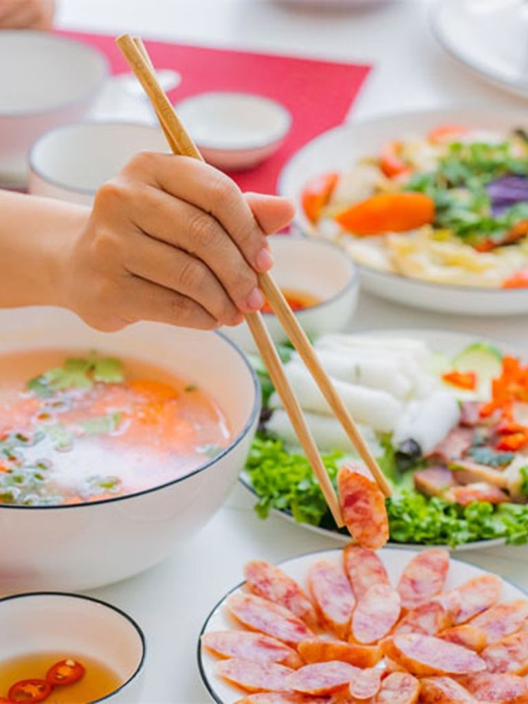 Đũa tre | BAMBUS | bộ 5 đôi | D24cm