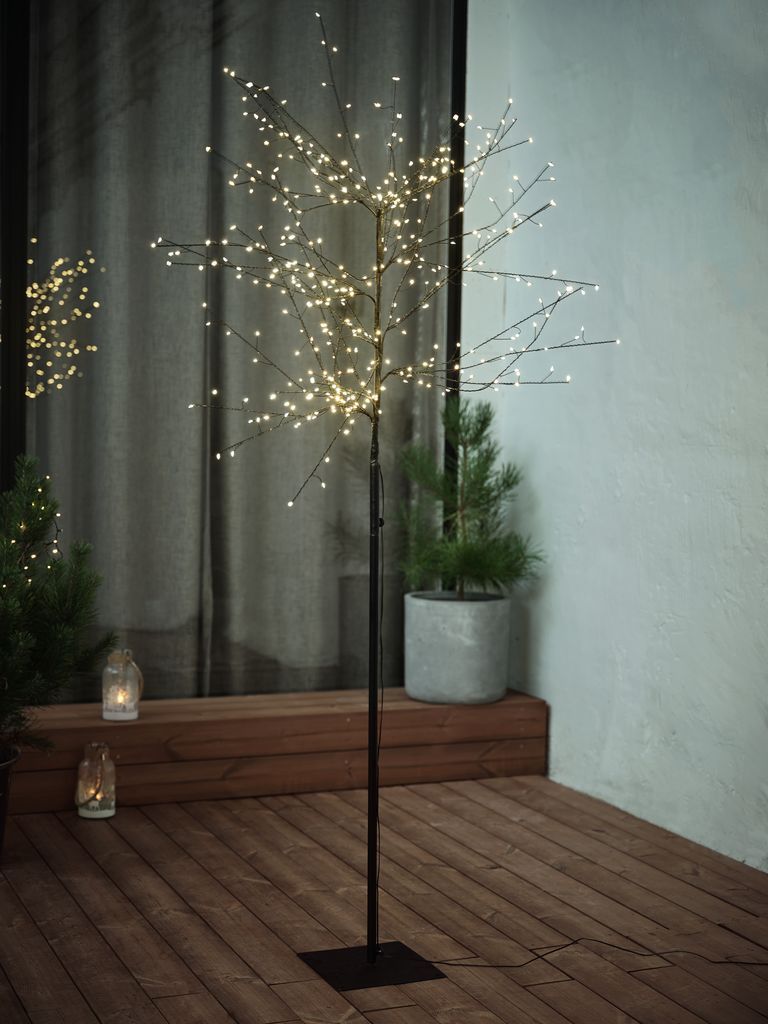 Đèn trang trí hình cây | ALBIT | đồng/PVC | đen | C200cm | 400LED