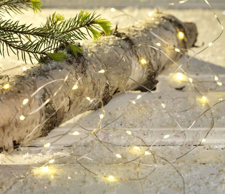 Đèn trang trí dây | ANTIGORIT | kim loại/nhựa | màu bạc | 840cm | 80LED