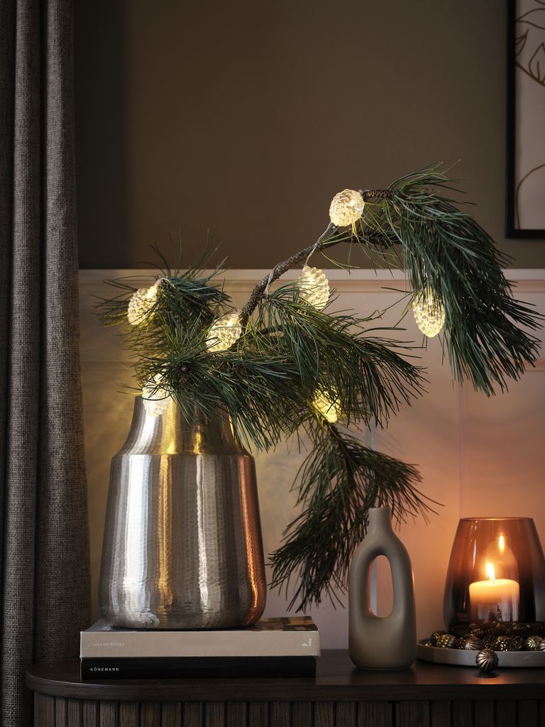 Đèn trang trí dây | OPALIT | nhựa PP/đồng | D135cm | 10LED