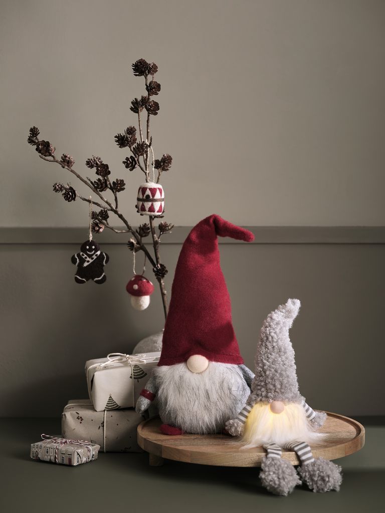 Thần l&ugrave;n gi&aacute;ng sinh | HERMOD | polyester/c&aacute;t | đỏ | &Oslash;15/22xC53cm