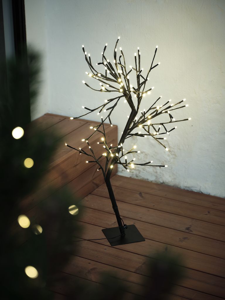 C&acirc;y đ&egrave;n trang tr&iacute; | HEIMDAL | kim loại/nhựa | đen | C80cm | 128LED
