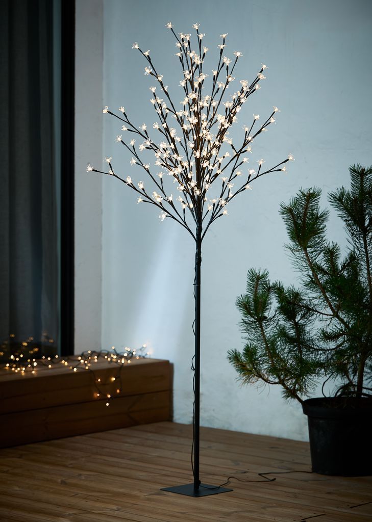 Đèn trang trí hình cây | HLIN | đồng/PVC | đen | C150cm | 200LED