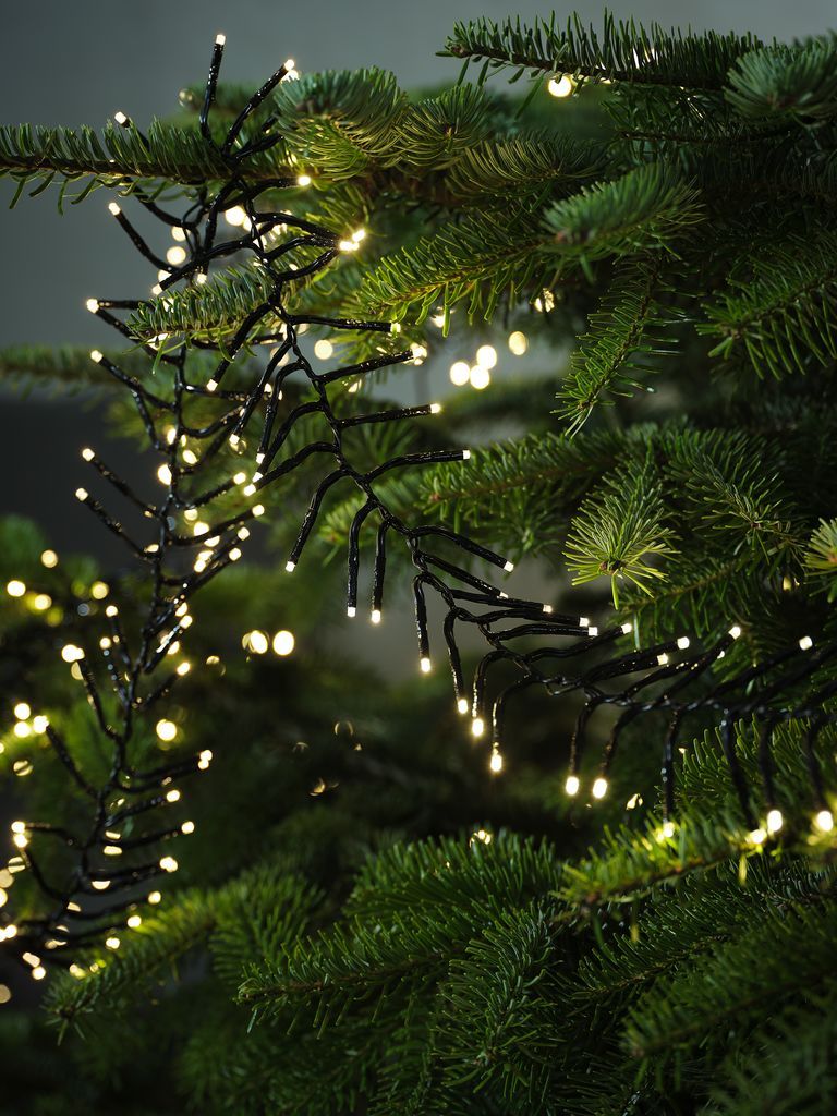 Đèn trang trí dây | KORNSTEN | nhựa PVC | đen | D1550cm | 1000LED