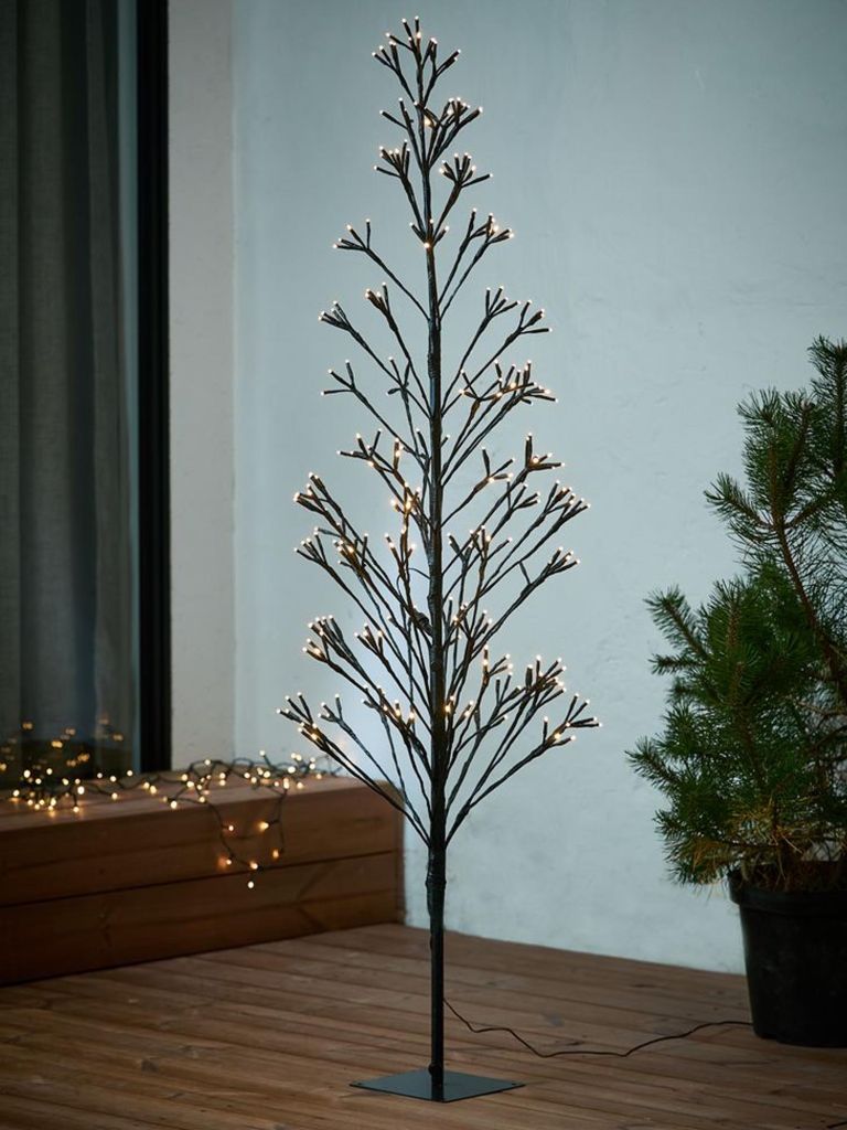 Đèn trang trí hình cây | MORGANIT | kim loại/nhựa | đen | C150cm | 280LED