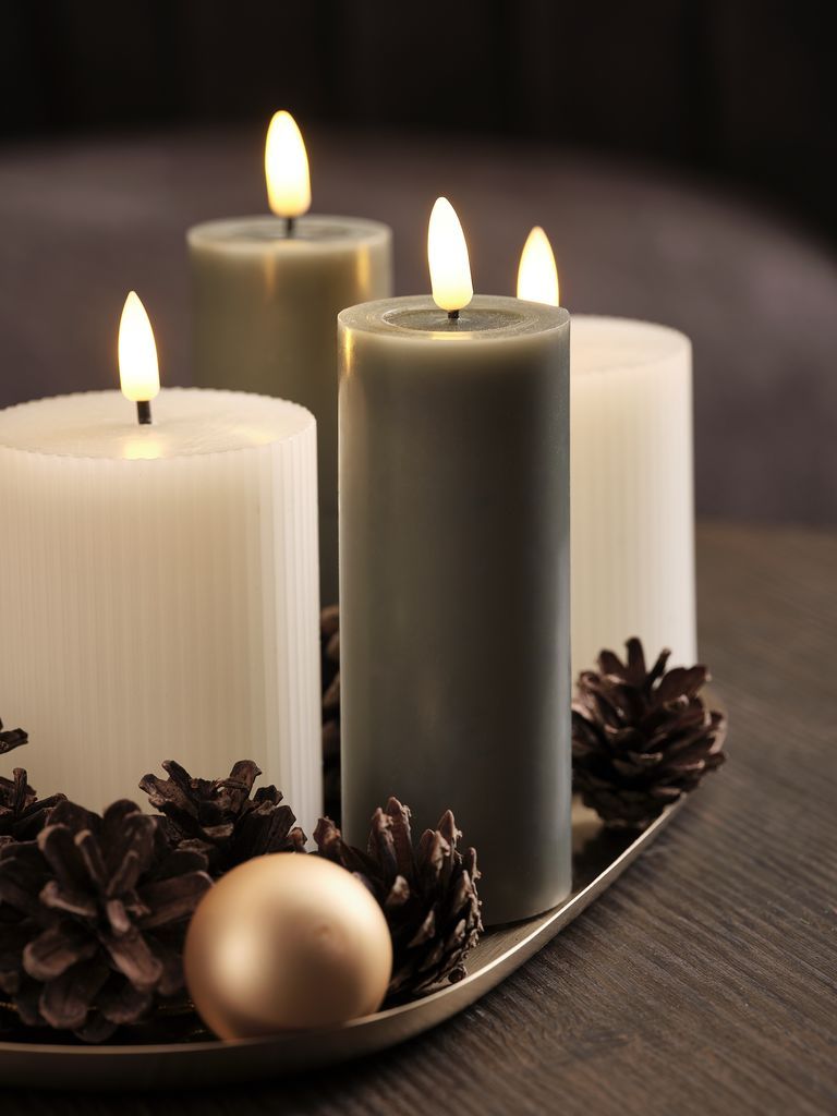 Nến điện | FALAR | Paraffin | xanh lá | Ø5xC13cm