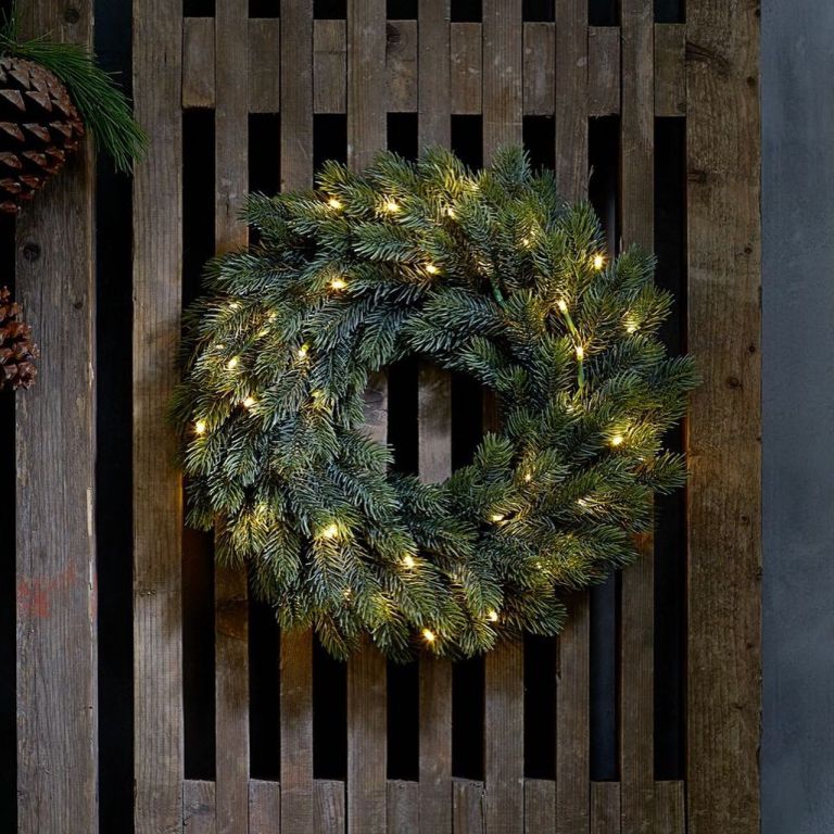 Vòng quấn trang trí | FENRIS | nhựa | xanh lá | Ø40xC7cm