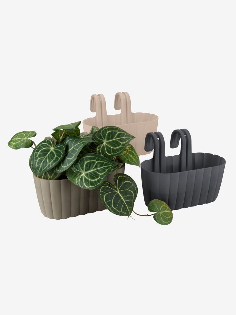 Chậu cây ban công | BUKSEBIE | nhựa PP | nhiều màu | R25xD32xC25cm