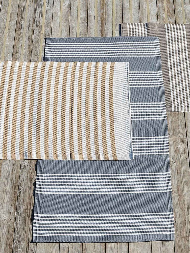 Thảm phòng khách | ELVESANGER | polypropylene | xám/trắng | R120xD180cm