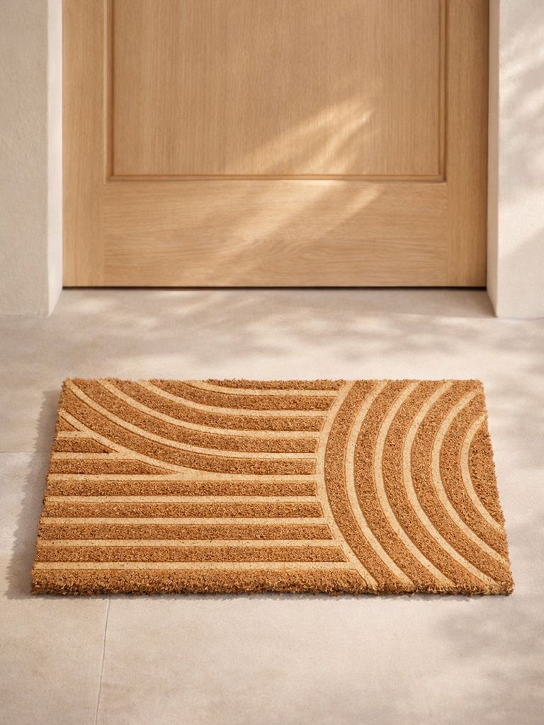Thảm trải cửa | VASSARV | xơ dừa | màu tự nhiên | R40xD60cm